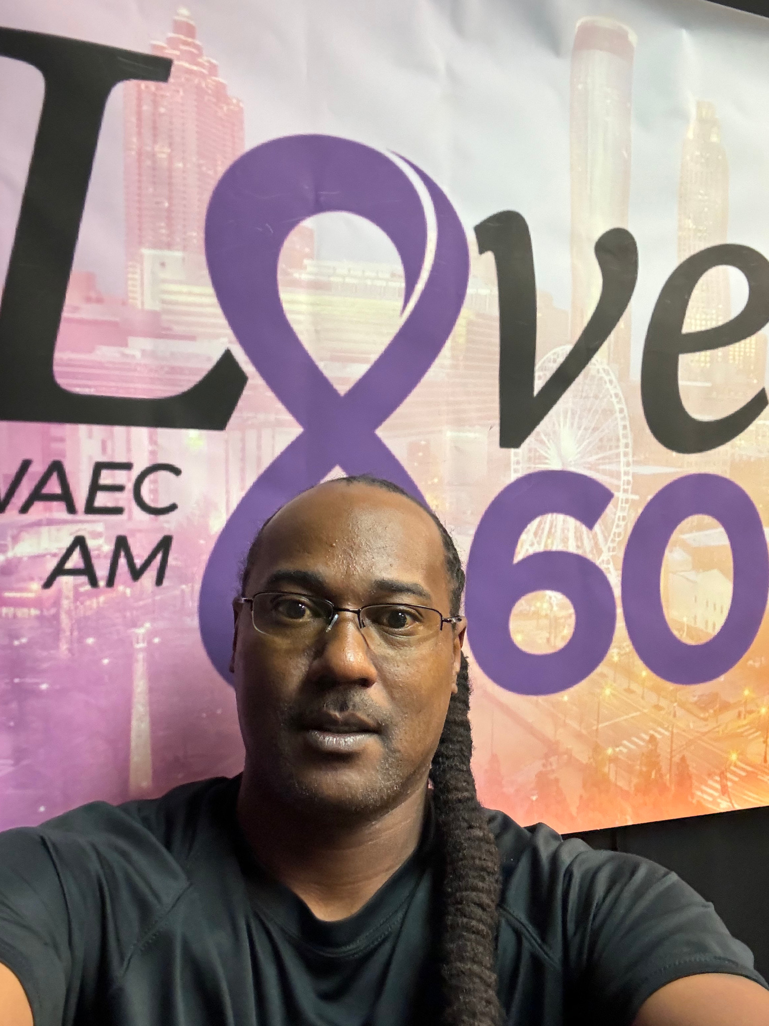 At the radio studio